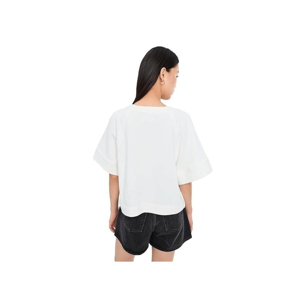 Dahlia Short Sleeve Pullover at Free People in Tofu Combo, Size: Small - Picture 5 of 5